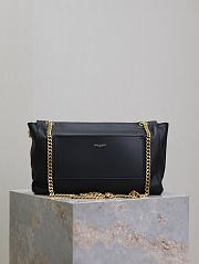 Kitlife Saint Laurent Kate Reversible Black Suede & Calfskin Leather Shoulder Bag 553804 28.5x20x6cm - 6