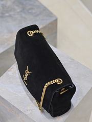 Kitlife Saint Laurent Kate Reversible Black Suede & Calfskin Leather Shoulder Bag 553804 28.5x20x6cm - 4