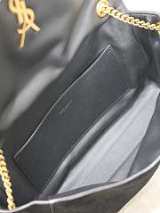 Kitlife Saint Laurent Kate Reversible Black Suede & Calfskin Leather Shoulder Bag 553804 28.5x20x6cm - 3