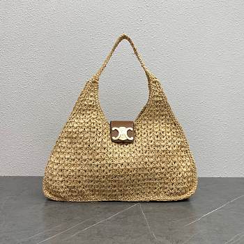 Kitlife Celine Cabas Triangle in Natural Bag 119772 45x23x6cm
