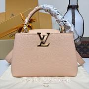Kitlife Louis Vuitton Capucines BB Bag in Sand Taurillon Leather M14382 27x17.3x9cm  - 1