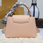 Kitlife Louis Vuitton Capucines BB Bag in Sand Taurillon Leather M14382 27x17.3x9cm  - 4