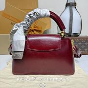 Kitlife Louis Vuitton Capucines East-West Mini Bag Grenat Red M25473 22x12x8cm - 2