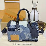 Kitlife Louis Vuitton Speedy 25 Bandoulière Bag Blue Denim M15276 25x15x15cm - 1