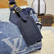 Kitlife Louis Vuitton Speedy 25 Bandoulière Bag Blue Denim M15276 25x15x15cm - 5