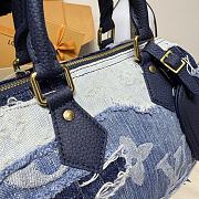 Kitlife Louis Vuitton Speedy 25 Bandoulière Bag Blue Denim M15276 25x15x15cm - 6