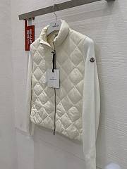 Kitlife Moncler Quilted Cardigan White - 2
