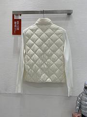 Kitlife Moncler Quilted Cardigan White - 5