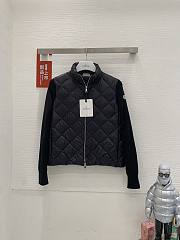 Kitlife Moncler Quilted Cardigan Black - 1