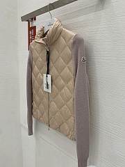 Kitlife Moncler Quilted Cardigan Beige - 5