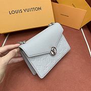 Kitlife Louis Vuitton Wallet On Chain Rosy in Light Grey M13570 19.5x13.5x6.5cm  - 5