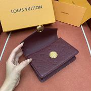 Kitlife Louis Vuitton Wallet On Chain Rosy in Burgundy M13570 19.5x13.5x6.5cm - 4