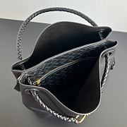 Kitlife Bottega Veneta Andiamo Bucket Black 844169 34x24x12cm - 4