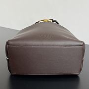 Kitlife Bottega Veneta Andiamo Bucket Dark Brown 844169 34x24x12cm  - 6