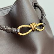 Kitlife Bottega Veneta Andiamo Bucket Dark Brown 844169 34x24x12cm  - 5