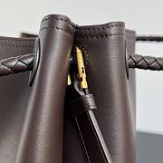 Kitlife Bottega Veneta Andiamo Bucket Dark Brown 844169 34x24x12cm  - 4