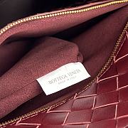 Kitlife Bottega Veneta Andiamo Bucket Burgundy 844169 34x24x12cm - 3