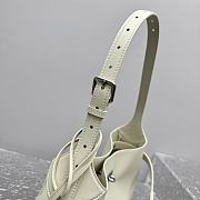 Kitlife Balenciaga Bel Air Shoulder Bag Small In White 92876 35x10x17cm - 4