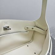 Kitlife Balenciaga Bel Air Shoulder Bag Small In White 92876 35x10x17cm - 2