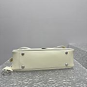 Kitlife Balenciaga Bel Air Shoulder Bag Small In White 92876 35x10x17cm - 3