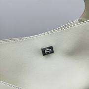 Kitlife Balenciaga Bel Air Shoulder Bag Small In White 92876 35x10x17cm - 5