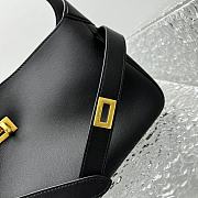 Kitlife Balenciaga Bel Air Shoulder Bag Small In Black 92876 35x10x17cm - 3