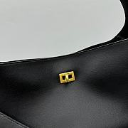 Kitlife Balenciaga Bel Air Shoulder Bag Small In Black 92876 35x10x17cm - 4