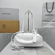 Kitlife Balenciaga Carrie Bowling Small Bag White 31x12x12cm - 1