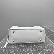 Kitlife Balenciaga Carrie Bowling Small Bag White 31x12x12cm - 6