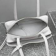 Kitlife Balenciaga Carrie Bowling Small Bag White 31x12x12cm - 3
