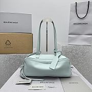 Kitlife Balenciaga Carrie Bowling Small Bag Light Blue 31x12x12cm  - 1
