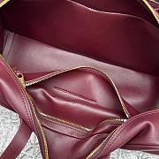 Kitlife Balenciaga Carrie Bowling Small Bag Burgundy 31x12x12cm  - 3