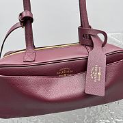 Kitlife Balenciaga Carrie Bowling Small Bag Burgundy 31x12x12cm  - 2