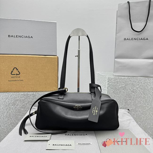 Kitlife Balenciaga Carrie Bowling Small Bag Black 31x12x12cm  - 1
