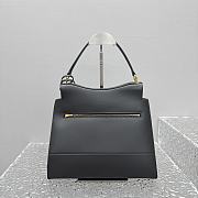 Kitlife Balenciaga Nano Flap Top Handle Bag Black 92951 28x24x12cm - 3