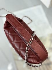 Kitlife Chanel 25B Meteor Hardware Bag Burgundy 21.5x19x7.5cm - 5
