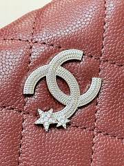 Kitlife Chanel 25B Meteor Hardware Bag Burgundy 21.5x19x7.5cm - 3