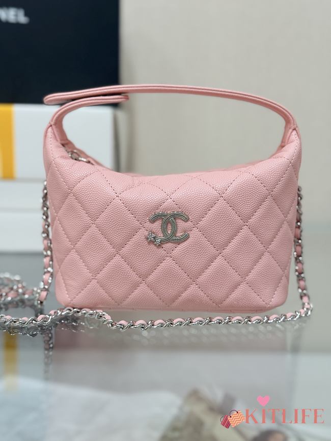 Kitlife Chanel 25B Meteor Hardware Bag Pink 21.5x19x7.5cm - 1