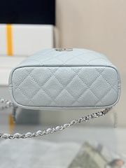 Kitlife Chanel 25B Meteor Hardware Bag Light Blue 21.5x19x7.5cm - 5
