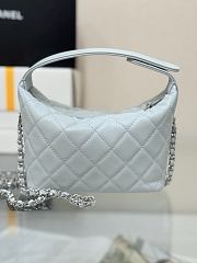 Kitlife Chanel 25B Meteor Hardware Bag Light Blue 21.5x19x7.5cm - 4