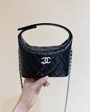 Kitlife Chanel 25B Meteor Hardware Bag Black 21.5x19x7.5cm - 1