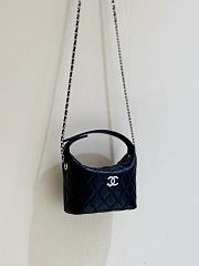 Kitlife Chanel 25B Meteor Hardware Bag Black 21.5x19x7.5cm - 5