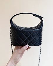 Kitlife Chanel 25B Meteor Hardware Bag Black 21.5x19x7.5cm - 3