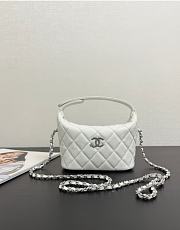 Kitlife Chanel 25B Meteor Hardware Bag White 21.5x19x7.5cm - 1