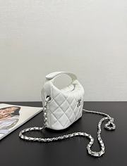 Kitlife Chanel 25B Meteor Hardware Bag White 21.5x19x7.5cm - 6