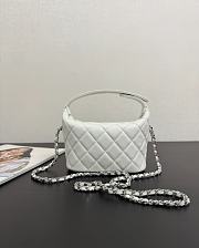 Kitlife Chanel 25B Meteor Hardware Bag White 21.5x19x7.5cm - 3