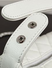 Kitlife Chanel 25B Meteor Hardware Bag White 21.5x19x7.5cm - 4