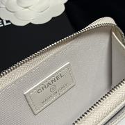 Kitlife Chanel 25 Meteor Hardware Wallet White 12x7.5x2.5cm  - 6