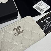 Kitlife Chanel 25 Meteor Hardware Wallet White 12x7.5x2.5cm  - 2
