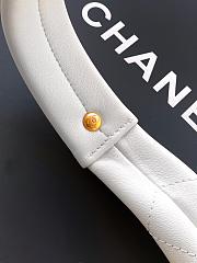 Kitlife Chanel 26C Hobo Bag in White Leather 35x12x45cm - 4